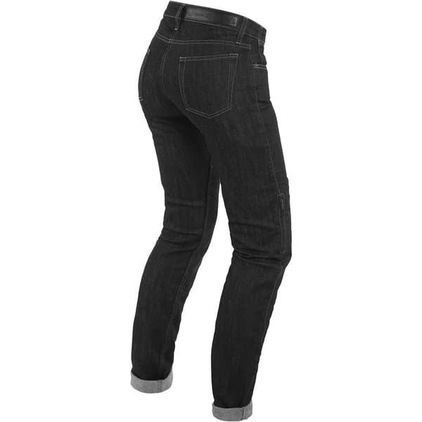 Dainese Outlet Pitkät Housut Denim Slim Tex Musta 30 Nainen