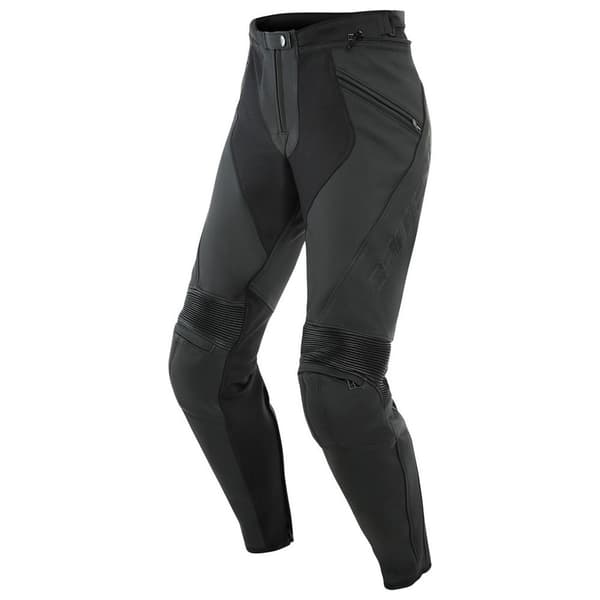 Dainese Lange Bukser Pony 3 Leather Sort 42 Kvinde