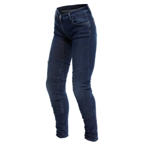 Dainese Outlet Byxor Denim Brushed Skinny Tex Blå 26 Kvinna