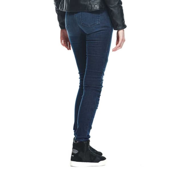 Dainese Outlet Byxor Denim Brushed Skinny Tex Blå 26 Kvinna
