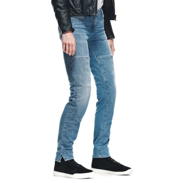 Dainese Outlet Bukser Denim Stone Slim Tex Blå 27 Kvinde