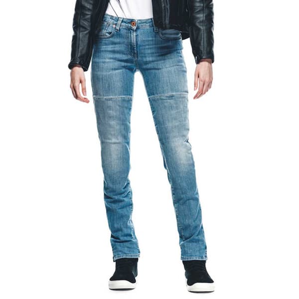Dainese Outlet Bukser Denim Stone Slim Tex Blå 27 Kvinde