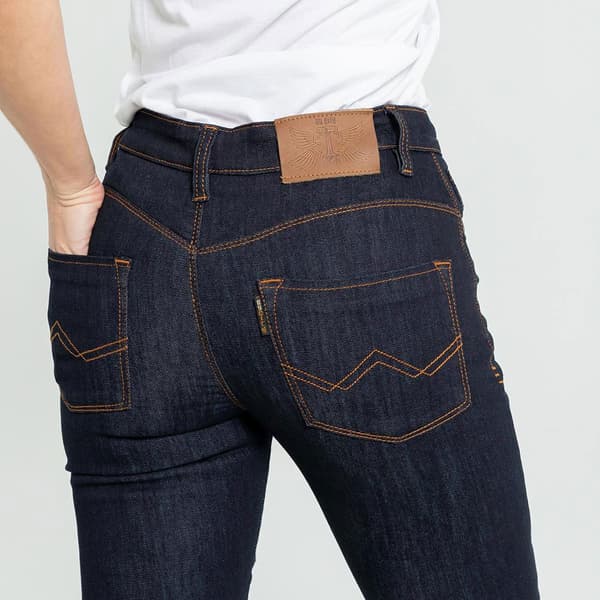 By City Jeans Route Ii Blå 2XS Kvinde