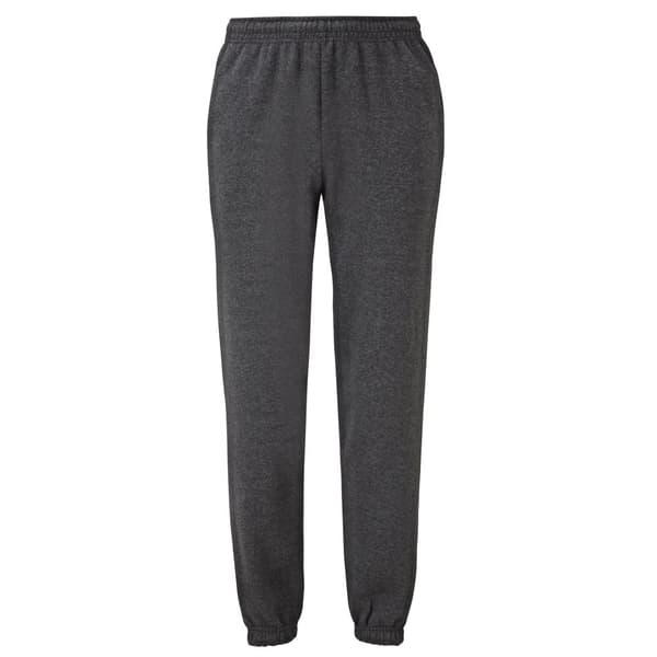 Fruit of the Loom Unisex Adult Classic Heather Elasticated Hem Jogging Bottoms