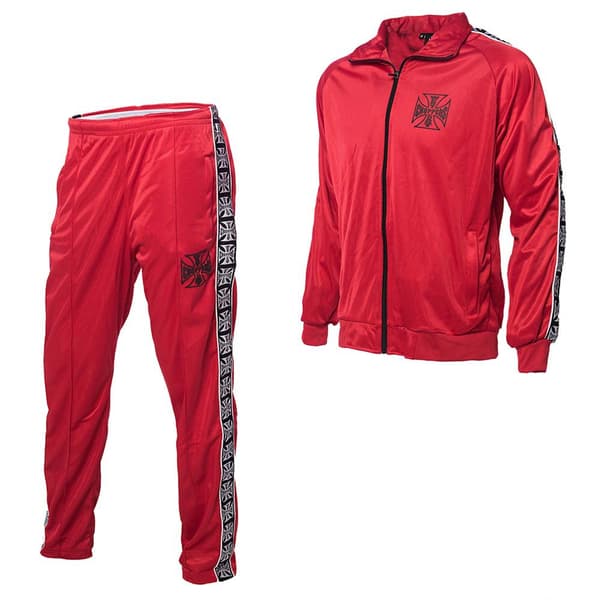 West Coast Choppers Housut Tracksuit Punainen S Mies