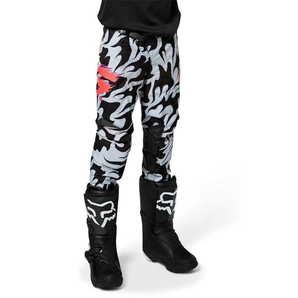 Fox Racing Mx Byxor White Label Flame  14 Years Pojke