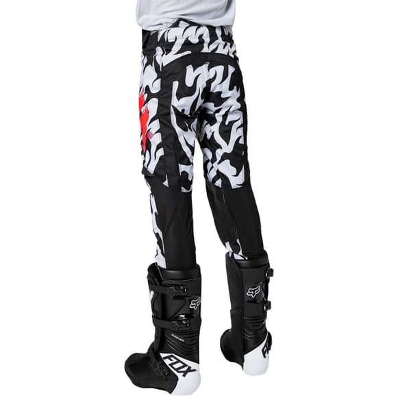 Fox Racing Mx Byxor White Label Flame  14 Years Pojke