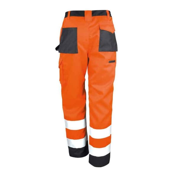 SAFE-GUARD by Result Unisex Cargo-byxa i Hi-Vis-modell för vuxna