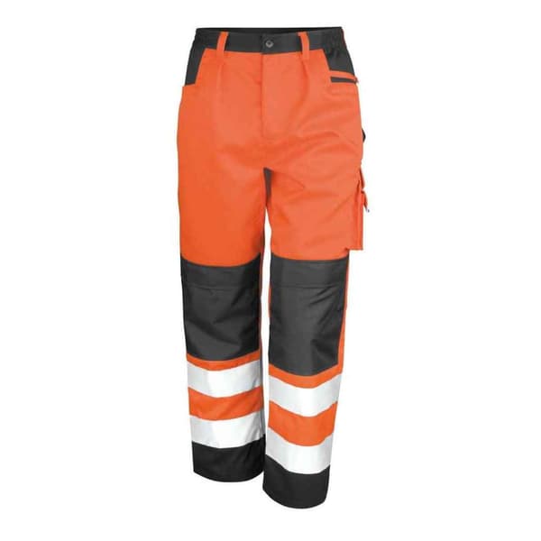 SAFE-GUARD by Result Unisex Cargo-byxa i Hi-Vis-modell för vuxna