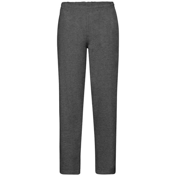Fruit of the Loom Unisex Adult Classic Heather Open Hem Jogging Bottoms