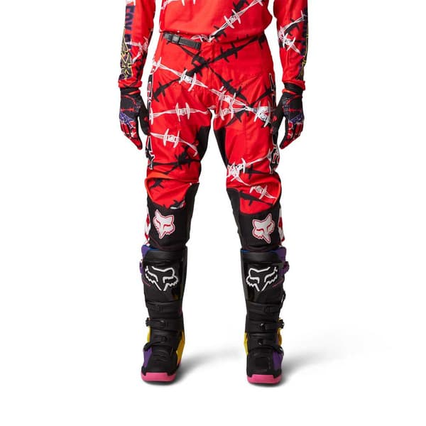 Fox Racing Mx Erikoisversion Housut 180 Barbed Wire Punainen 40 Mies