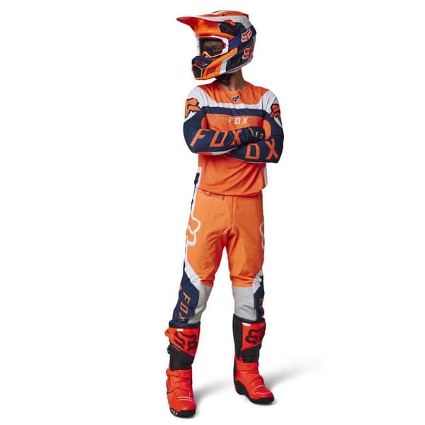 Fox Racing Mx Housut Flexair Efekt Oranssi 28 Mies