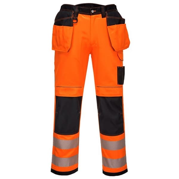 Portwest Mens Hi-Vis Regular Rail Trousers