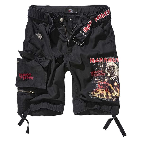 Brandit Shortsit Iron Maiden Savage Number Of The Beast XL Mies