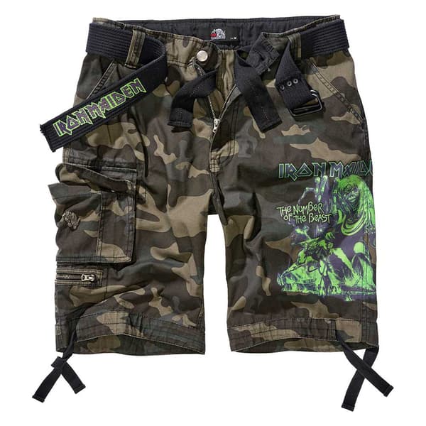 Brandit Shorts Iron Maiden Savage Number Of The Beast M Man