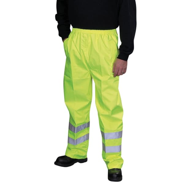 Yoko Unisex Adult Waterproof Hi-Vis Work Trousers