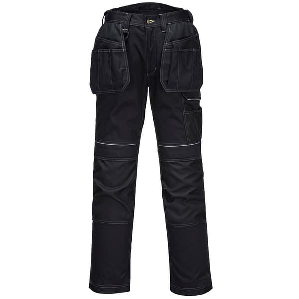 Portwest Unisex Arbetsbyxor med hölsterficka för vuxna