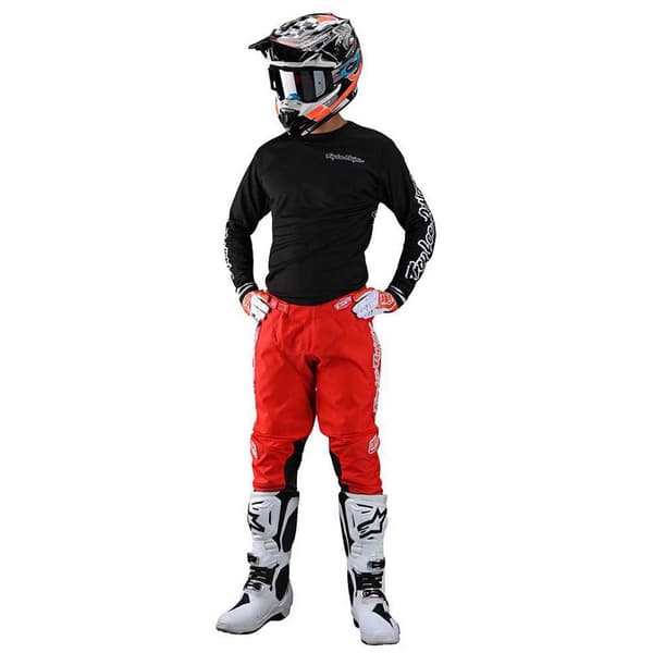 Troy Lee Designs Gp Mono Terrängbyxor Röd 34 Man