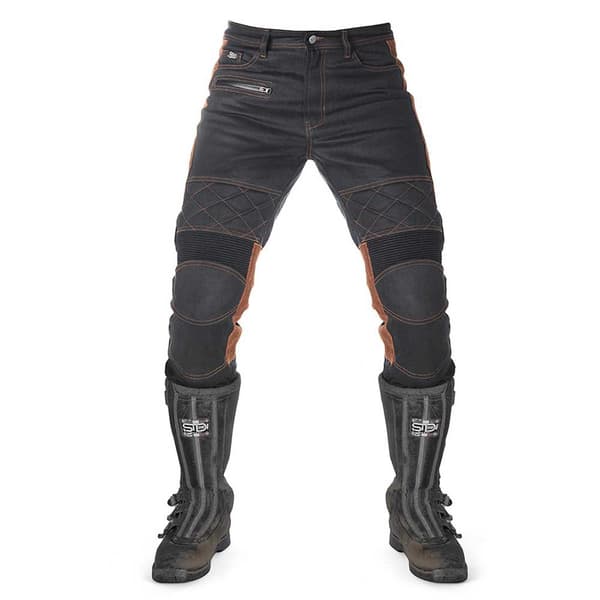 Fuel Motorcycles Sergeant 2 Waxed Bukser Blå 30 Mand