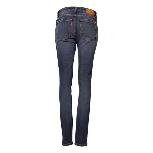 Rokker Rokkertech Mid Waist Slim Jeans Blå 27 / 30 Kvinde