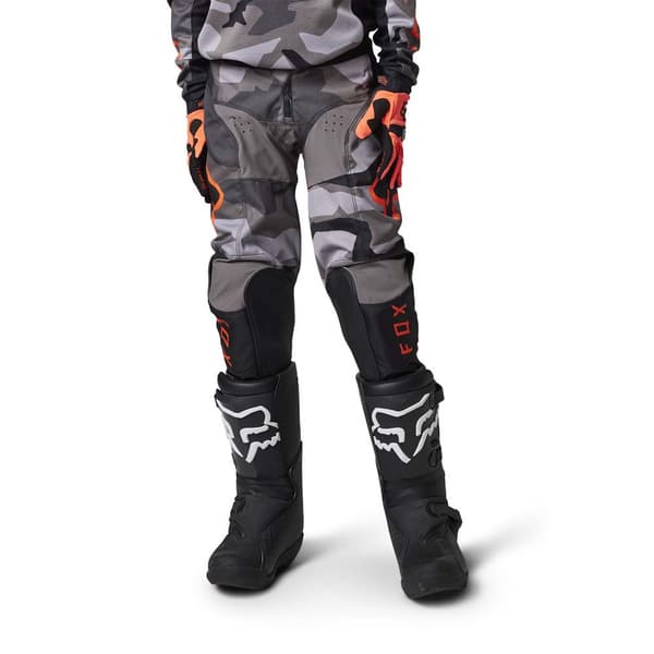 Fox Racing Mx 180 Bnkr Off-road Bukser Grå 8 Years Dreng