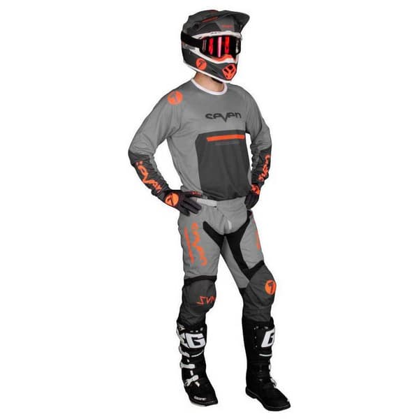 Seven Vox Phaser Housut Off-road Harmaa 22 Poika
