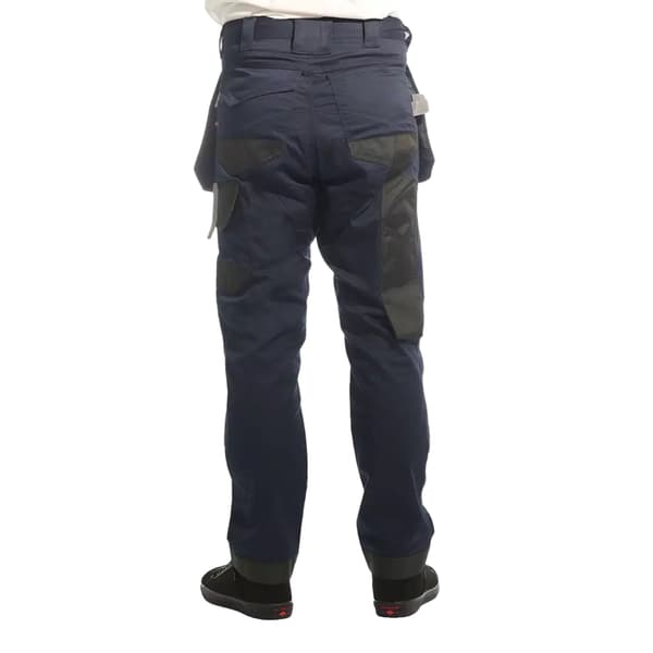 Lee Cooper Mens Stretch Knee Pad Cargo Trousers