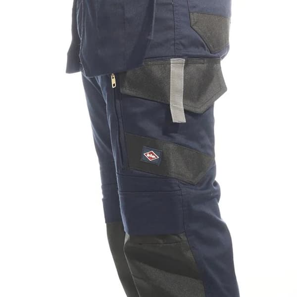 Lee Cooper Mens Stretch Knee Pad Cargo Trousers