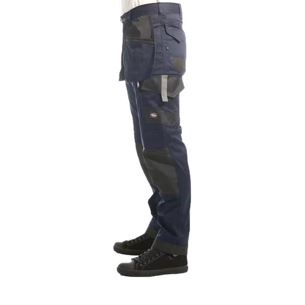 Lee Cooper Mens Stretch Knee Pad Cargo Trousers