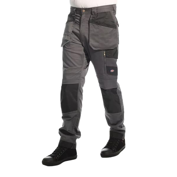 Lee Cooper Mens Stretch Knee Pad Cargo Trousers