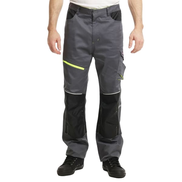 Lee Cooper Mens Reflective Holster Pocket Work Cargo Trousers