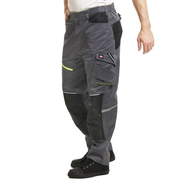 Lee Cooper Mens Reflective Holster Pocket Work Cargo Trousers