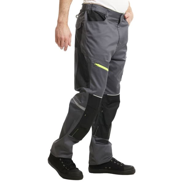 Lee Cooper Mens Reflective Holster Pocket Work Cargo Trousers
