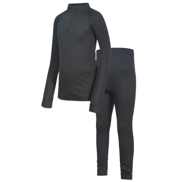 Trespass Unite360 Thermal underställsset för barn/ungdomar Black 7-8 Years