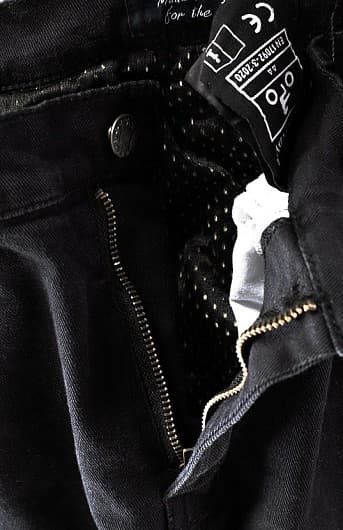 KEVLAR CARGO JEANS SVART - LANGE BEN CE AA STRETCH UNISEX MC JEANS - MCV DS5