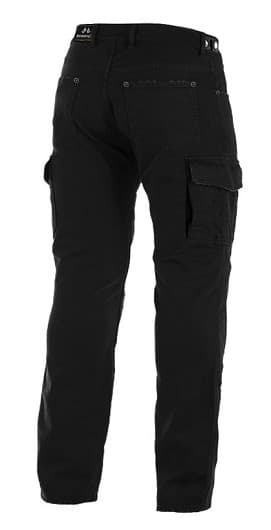 KEVLAR CARGO JEANS SVART - LANGE BEN CE AA STRETCH UNISEX MC JEANS - MCV DS5