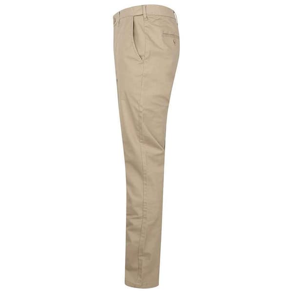 Henbury Mens Stretch Flex Waistband Chino Trousers