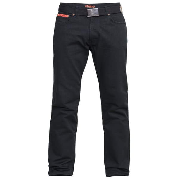 Duke Mens D555 London Mario Bedford Cord Kingsize Trousers Black 52L