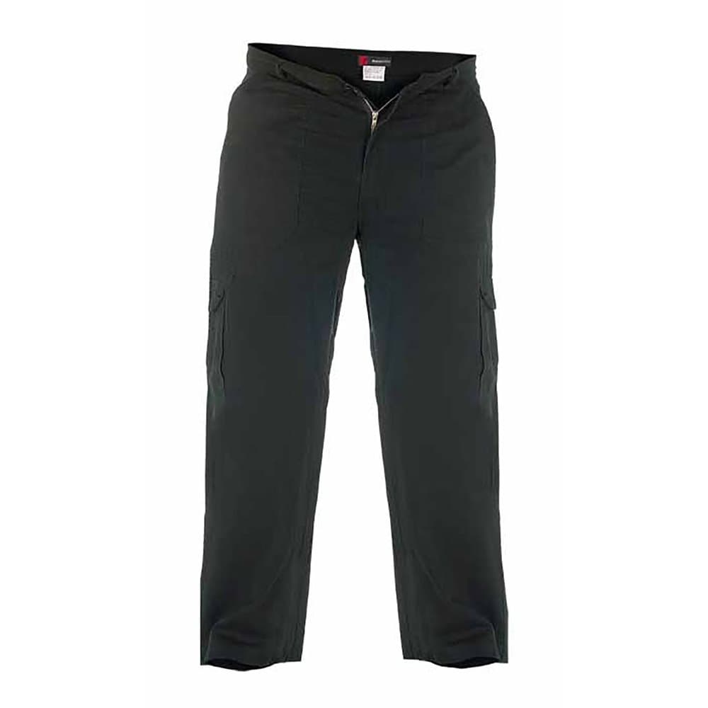 Duke London Mens Tall Fit Cotton Cargo Trousers för män