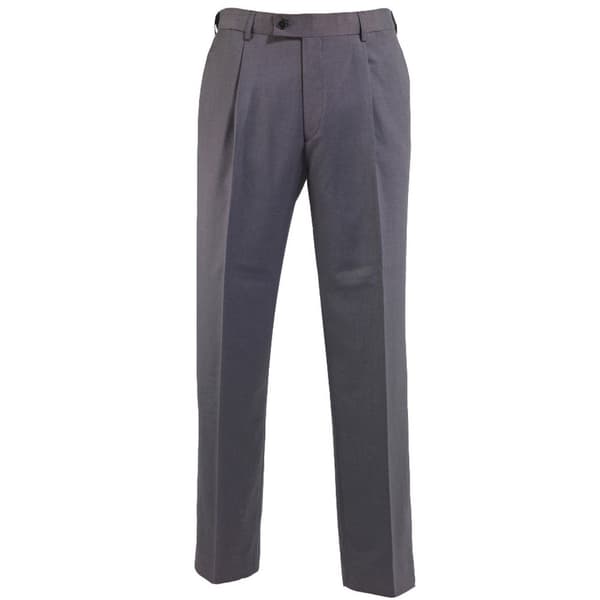 Alexandra Mens Icona Single Pleat formell arbetsklädsel kostym byxor Charcoal 42T