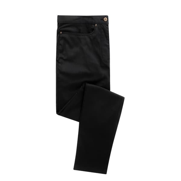 Premier Mens Performance Chinos Black 34L