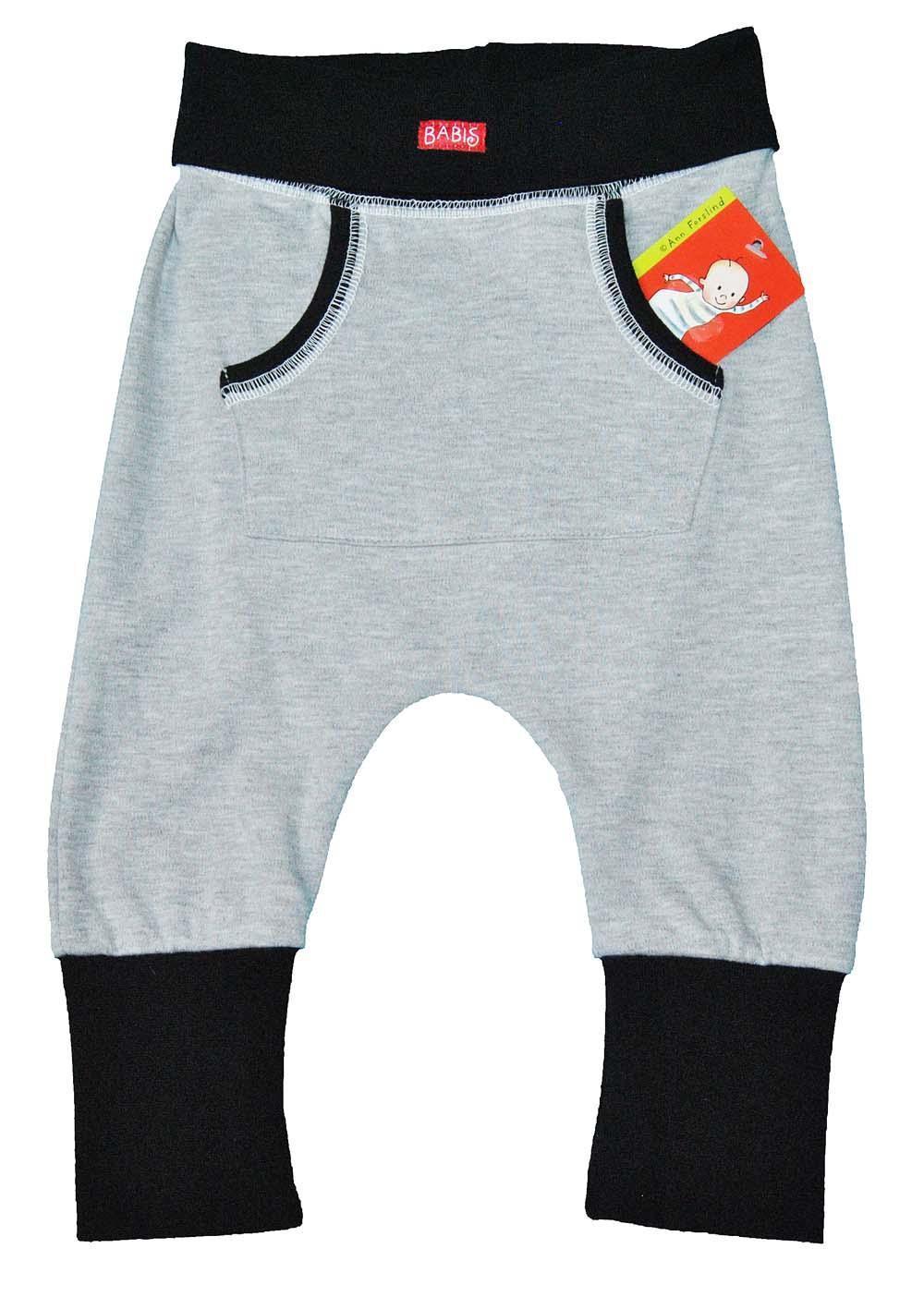Joggingbukser med pres på bagdelene.