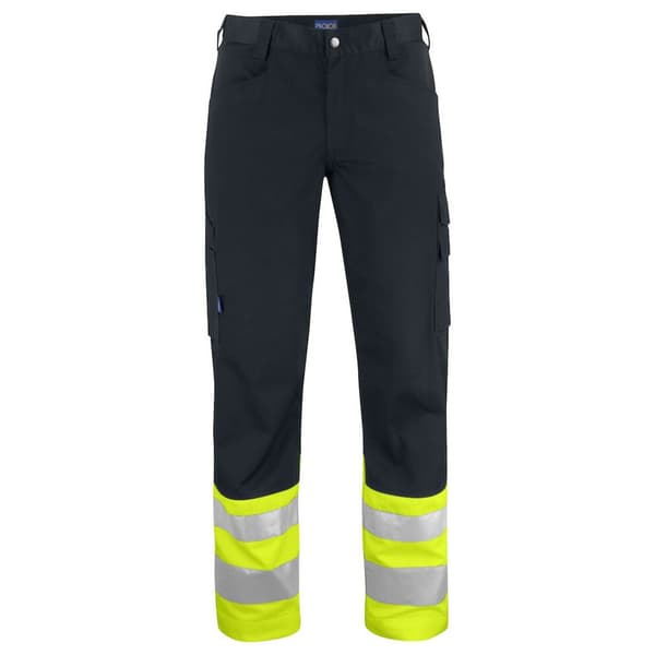 Projob High-Vis Cargo bukser til mænd Yellow/Black 34R