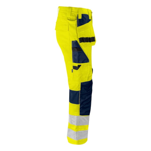 Projob Mens Stretch High-Vis Cargo Trousers