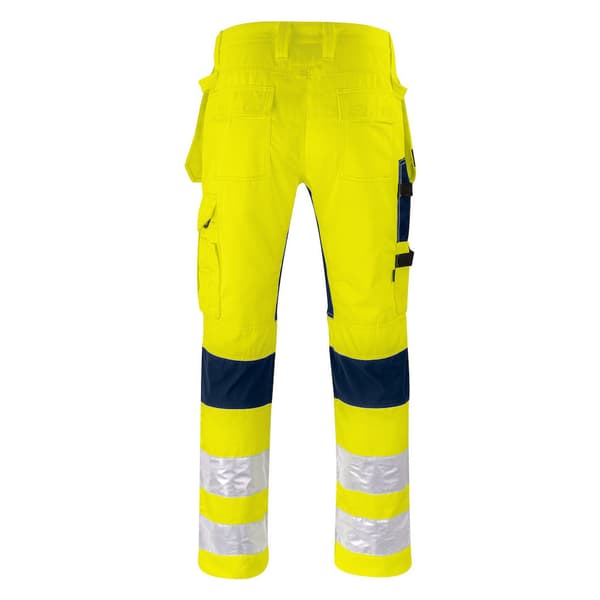 Projob Mens Stretch High-Vis Cargo Trousers