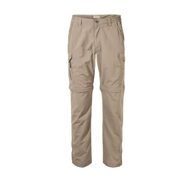 Craghoppers Mens Convertible Hiking Trousers Pebble 34S