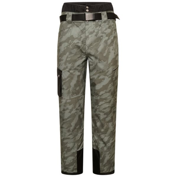Dare 2B Mens Absolute II Insulated Camo Ski Trousers Duck Green Camo/Black XXL