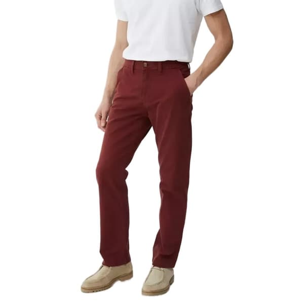 Mantaray Mens Garment Dyed Chinos Dark Red 36S
