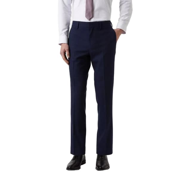 Burton Skinny Suit Trousers i marl för män Navy 28S