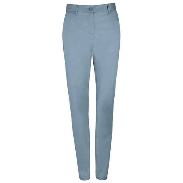 SOLS Womens/Ladies Jared Stretch Suit Trousers Creamy Dark Blue 16 UK